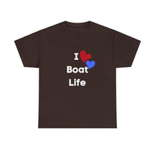 Load image into Gallery viewer, I Love Boat Life Unisex T (white lettering)
