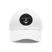 Load image into Gallery viewer, Lady Captain Dad Hat with Leather Patch (Round)
