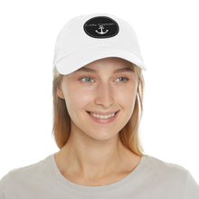 Load image into Gallery viewer, Lady Captain Dad Hat with Leather Patch (Round)
