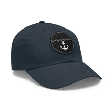 Load image into Gallery viewer, Lady Captain Dad Hat with Leather Patch (Round)
