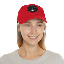 Load image into Gallery viewer, Lady Captain Dad Hat with Leather Patch (Round)
