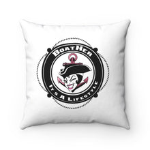 Load image into Gallery viewer, Logo BoatHer Logo Square Pillow
