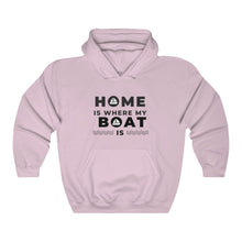 Load image into Gallery viewer, Home Boat Home Unisex Hoodie Black Graphics
