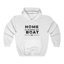 Load image into Gallery viewer, Home Boat Home Unisex Hoodie Black Graphics
