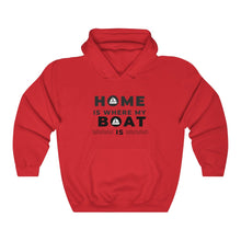 Load image into Gallery viewer, Home Boat Home Unisex Hoodie Black Graphics
