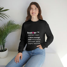 Load image into Gallery viewer, Definition Crew neck Sweatshirt (white lettering)
