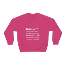 Load image into Gallery viewer, Definition Crew neck Sweatshirt (white lettering)
