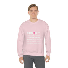 Load image into Gallery viewer, Definition Crew neck Sweatshirt (white lettering)
