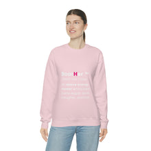 Load image into Gallery viewer, Definition Crew neck Sweatshirt (white lettering)
