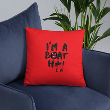 Load image into Gallery viewer, Boat H#! Basic Pillow Red
