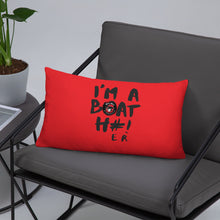 Load image into Gallery viewer, Boat H#! Basic Pillow Red
