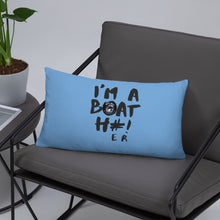 Load image into Gallery viewer, Boat H#! Basic Pillow Blue
