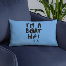 Load image into Gallery viewer, Boat H#! Basic Pillow Blue
