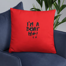 Load image into Gallery viewer, Boat H#! Basic Pillow Red
