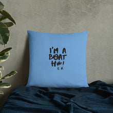 Load image into Gallery viewer, Boat H#! Basic Pillow Blue
