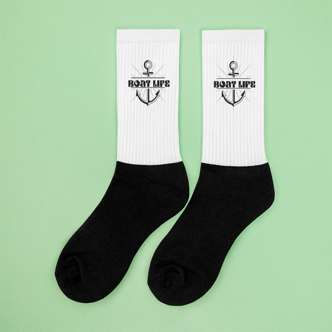 Boat Life Anchor Socks Unisex