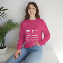 Load image into Gallery viewer, Definition Crew neck Sweatshirt (white lettering)
