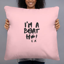 Load image into Gallery viewer, Boat H#! Basic Pillow Pink
