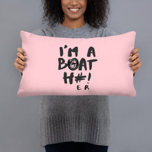 Load image into Gallery viewer, Boat H#! Basic Pillow Pink
