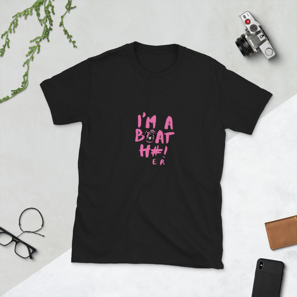 Boat H#! Short-Sleeve Unisex T-Shirt Fuchsia