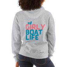 Load image into Gallery viewer, Heart Girly Boat Life Hoodie
